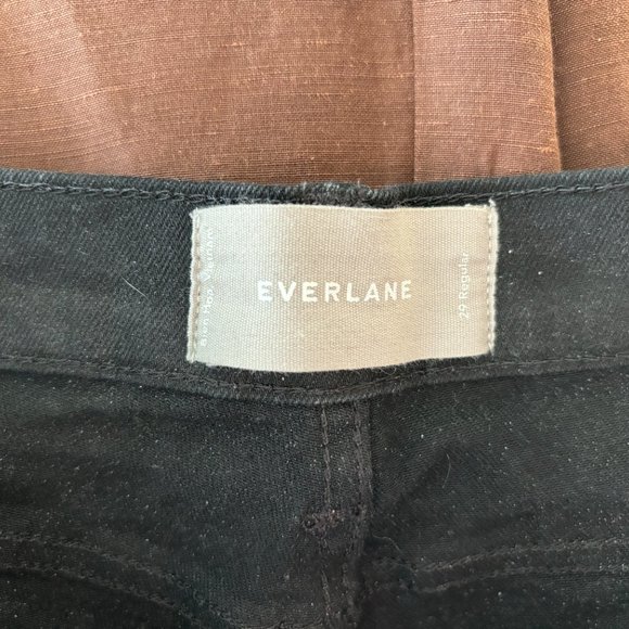 Everlane Mid-Rise Skinny Jean in Black | Size 29 Regular - Picture 4 of 5